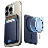 ESR HaloLock Kortholder i Kunstskinn med MagSafe - Blå