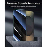 Samsung Galaxy S25 Ultra ESR Privacy Skjermbeskyttelse Herdet Glass med Monteringsboks - Gjennomsiktig