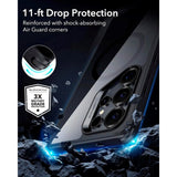 ESR Samsung Galaxy S25 Ultra Classic Hybrid Deksel - MagSafe Kompatibel - Gjennomsiktig / Svart