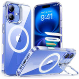 ESR iPhone 16 Classic Hybrid Deksel m. Kickstand - MagSafe Kompatibel - Gjennomsiktig