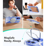 ESR iPhone 16 Plus Classic Hybrid Deksel m. Kickstand - MagSafe Kompatibel - Gjennomsiktig