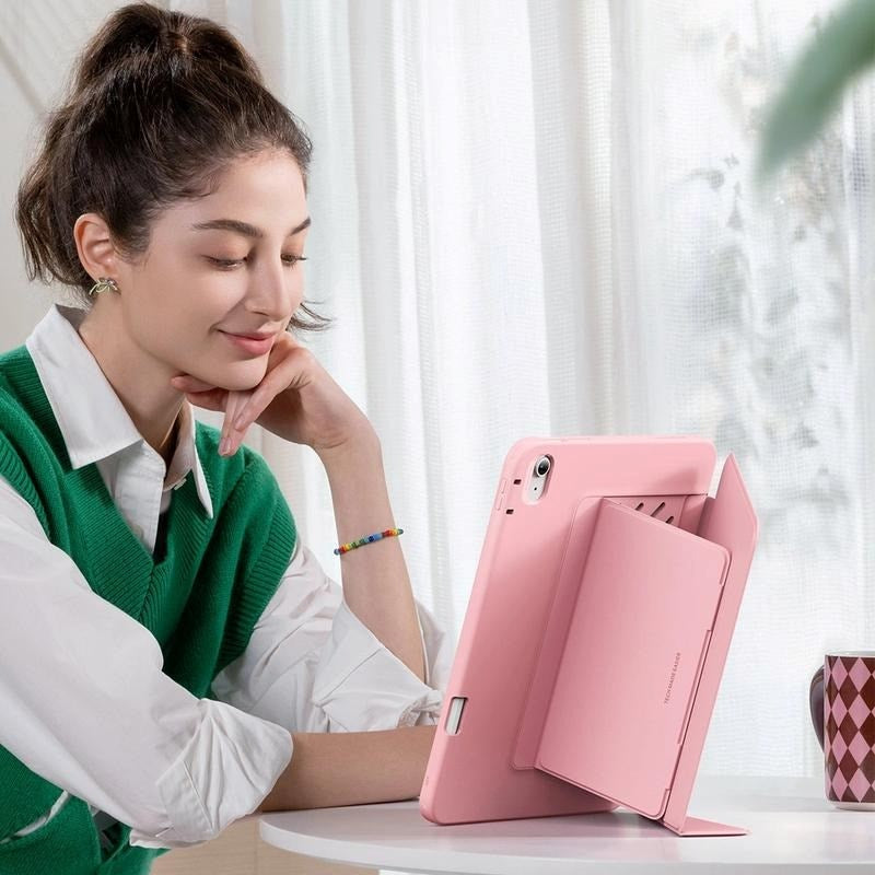iPad 11" (2025) / 10.9" (2024/2022) ESR Flip Hybrid Deksel – Rosa