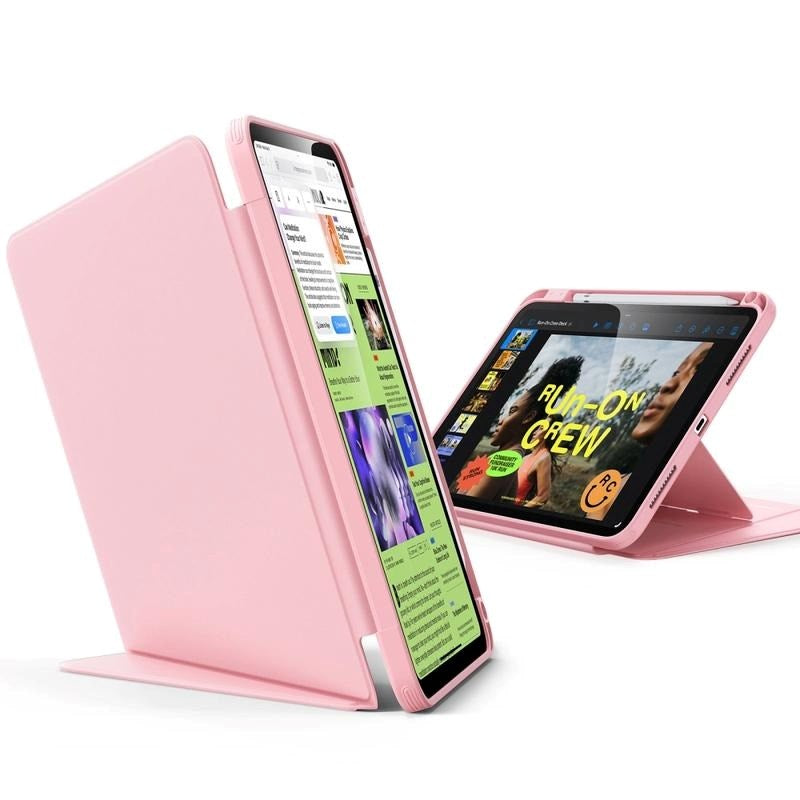 iPad 11" (2025) / 10.9" (2024/2022) ESR Flip Hybrid Deksel – Rosa
