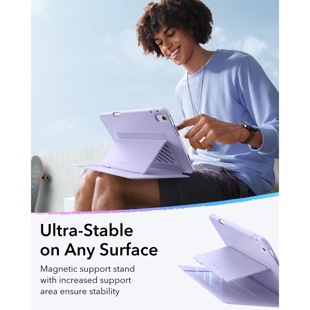 iPad Air 13" (2025 / 2024) ESR Flip Hybrid Deksel - Lilla