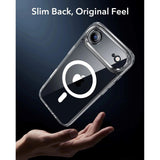 ESR iPhone Air Classic Hybrid Deksel med Kamerakontrollknapp – MagSafe Kompatibel – Gjennomsiktig