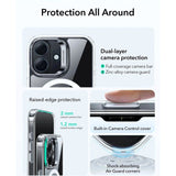 ESR iPhone 17 Classic Hybrid Stash Case med Kickstand – MagSafe Kompatibel – Gjennomsiktig