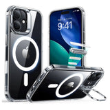 ESR iPhone 17 Classic Hybrid Stash Case med Kickstand – MagSafe Kompatibel – Gjennomsiktig