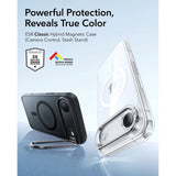 ESR iPhone Air Classic Hybrid Stash Case med Kickstand – MagSafe Kompatibel – Matt Svart