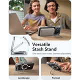 ESR iPhone 17 Pro Classic Hybrid Stash Case med Kickstand – MagSafe Kompatibel – Gjennomsiktig