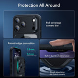 iPhone 17 Pro ESR Classic Hybrid Set m. Bak Deksel & Herdet Skjermbeskyttelsesglass - MagSafe Kompatibel - Gjennomsiktig / Svart