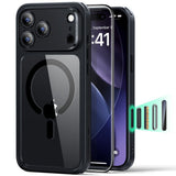 iPhone 17 Pro ESR Classic Hybrid Set m. Bak Deksel & Herdet Skjermbeskyttelsesglass - MagSafe Kompatibel - Gjennomsiktig / Svart