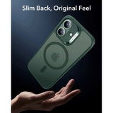ESR iPhone 17 Classic Hybrid Deksel med Kamerakontrollknapp – MagSafe Kompatibel – Matt Grønn