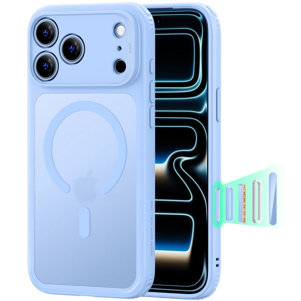 iPhone 18 Pro / 17 Pro ESR Classic Hybrid Deksel - MagSafe Kompatibel - Blå