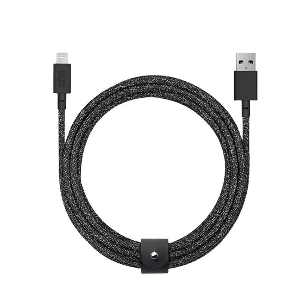 Native Union Belt Cable USB-A til Lightning med Skinnspende 3 meter. - Kosmos