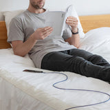 Native Union Night Cable USB-A til Lightning med Skinnspende 3 meter. - Sebra