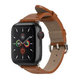 Apple Watch (38/40/SE/41/42mm) Native Union Classic Rem i Ekte Skinn - Brun