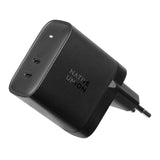 Native Union Fast GaN Charger - Vegglader med 2 x USB-C Power Delivery 65W - Svart