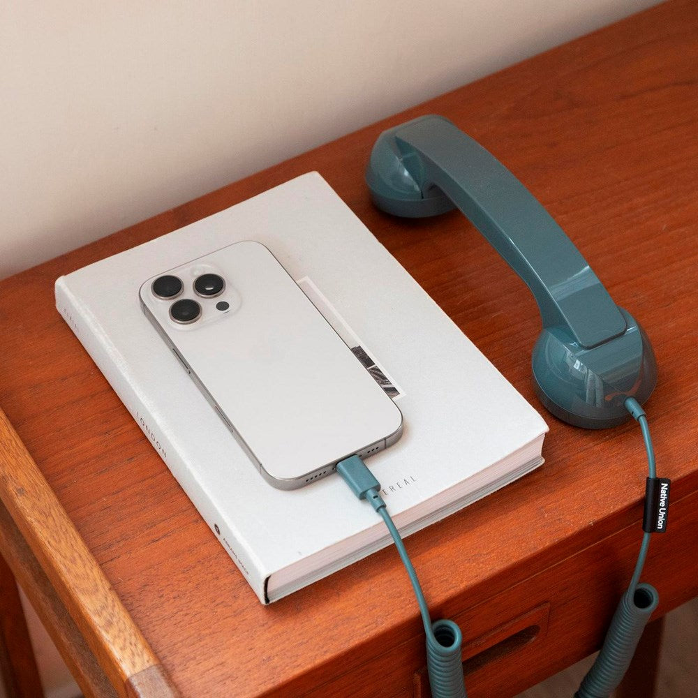 Native Union Pop Phone m. USB-C - Slate Green