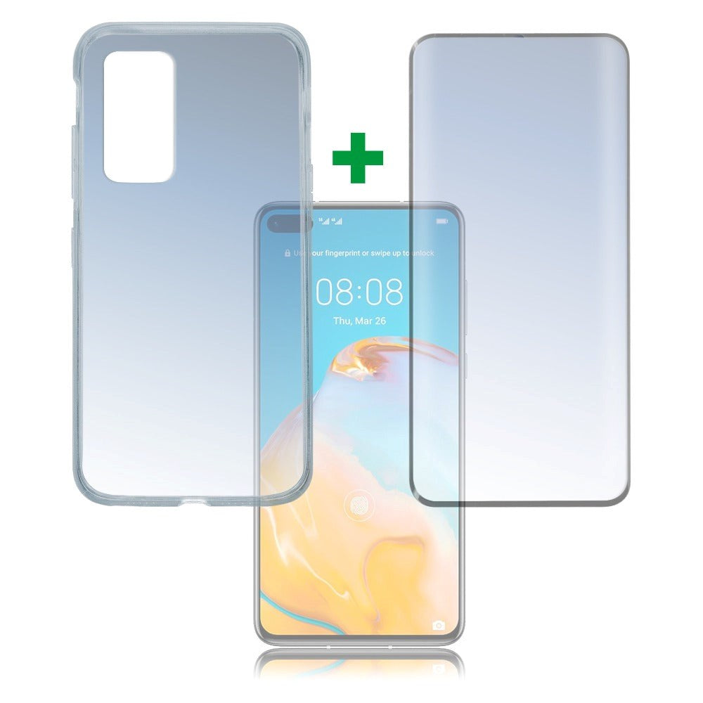 Huawei P40 4smarts 360° Protection Set (Deksel + Skjermbeskytter)