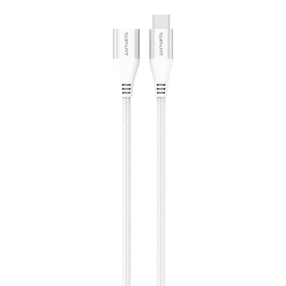 4smarts USB-C Forlengelseskabel - 1.5m - Hvit