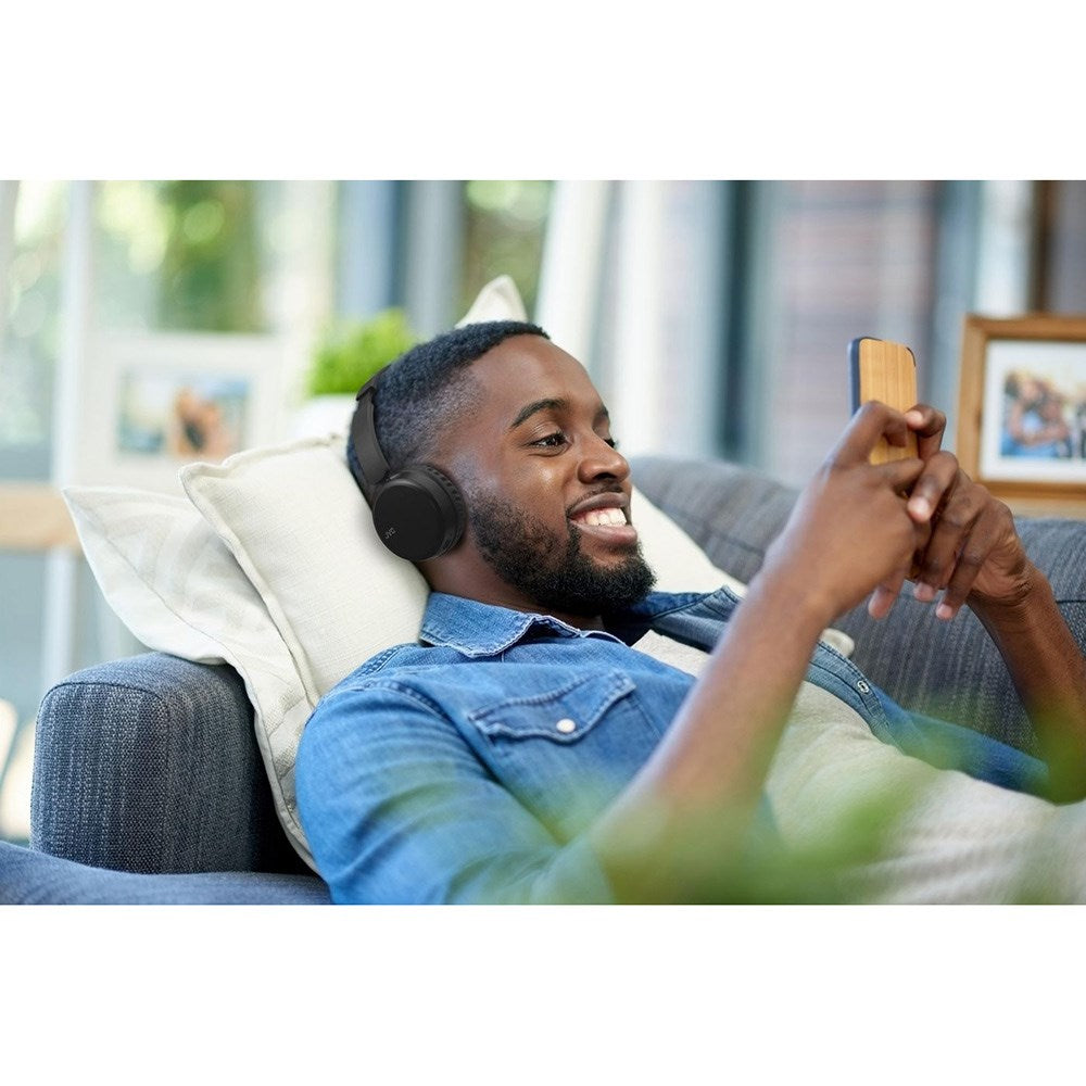 JVC Deep Bass HA-S36W Trådløse On-Ear Øretelefoner - Svart