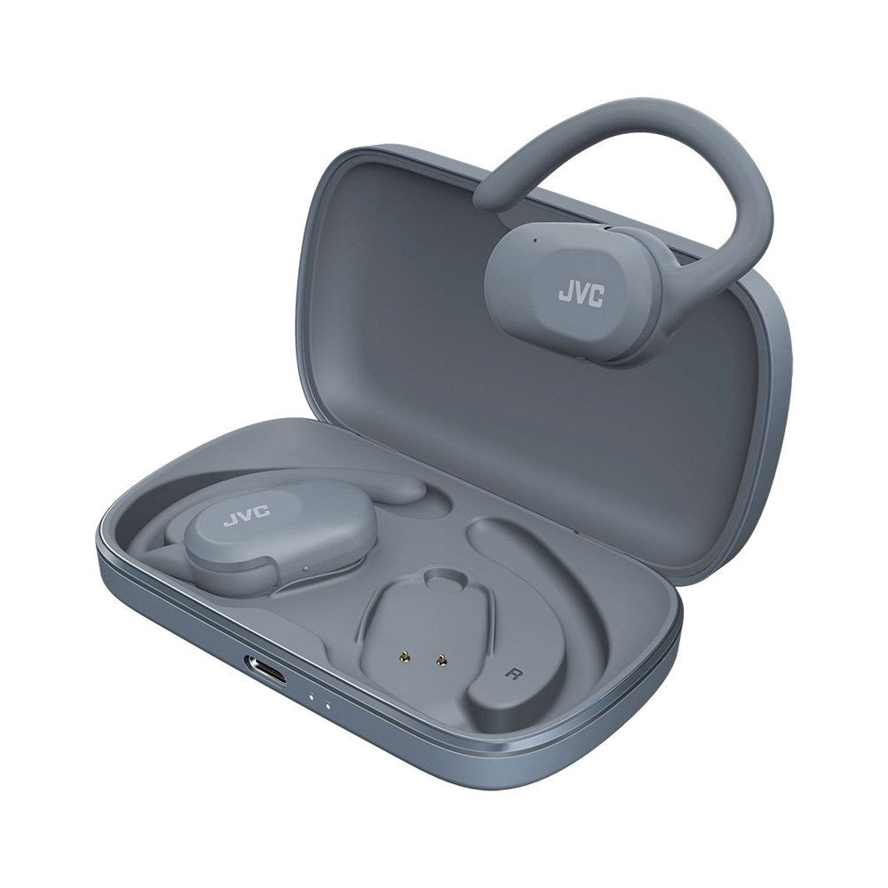 JVC Nearphones HA-NP40T True Wireless Open-Ear Hodetelefoner - Grå