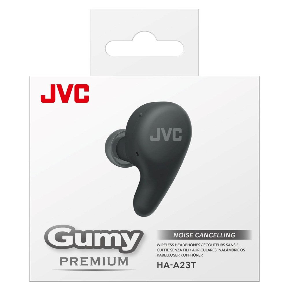 JVC Gumy HA-A23T True Wireless In-Ear Hodetelefoner - Active Noise Cancelling - Svart