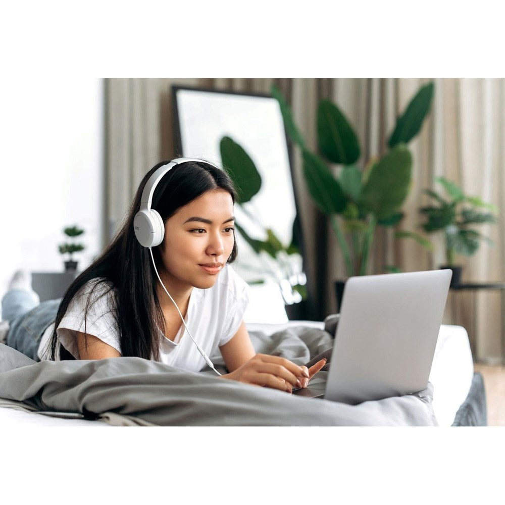 JVC HA-S33UC On-Ear Hodesett med ledning - Hvit