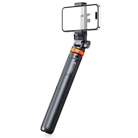 Tech-Protect L03S Selfie Stick med Stativ & Bluetooth - Svart