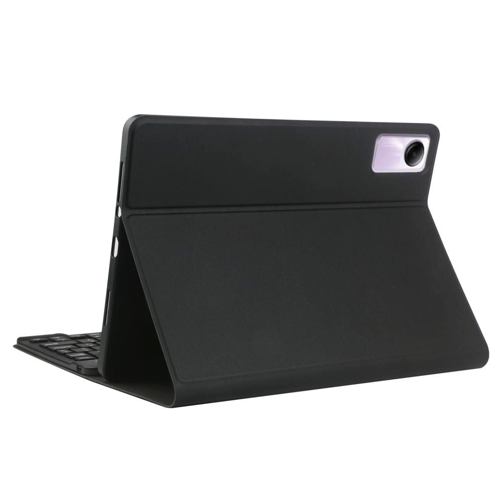 Xiaomi Redmi Pad SE Tech-Protect Keyboard Deksel Med Pencil Holder - Engelsk Layout - Svart