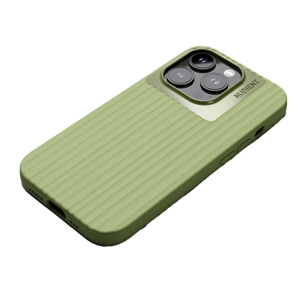 Nudient Bold iPhone 14 Pro Deksel - Leafy Green