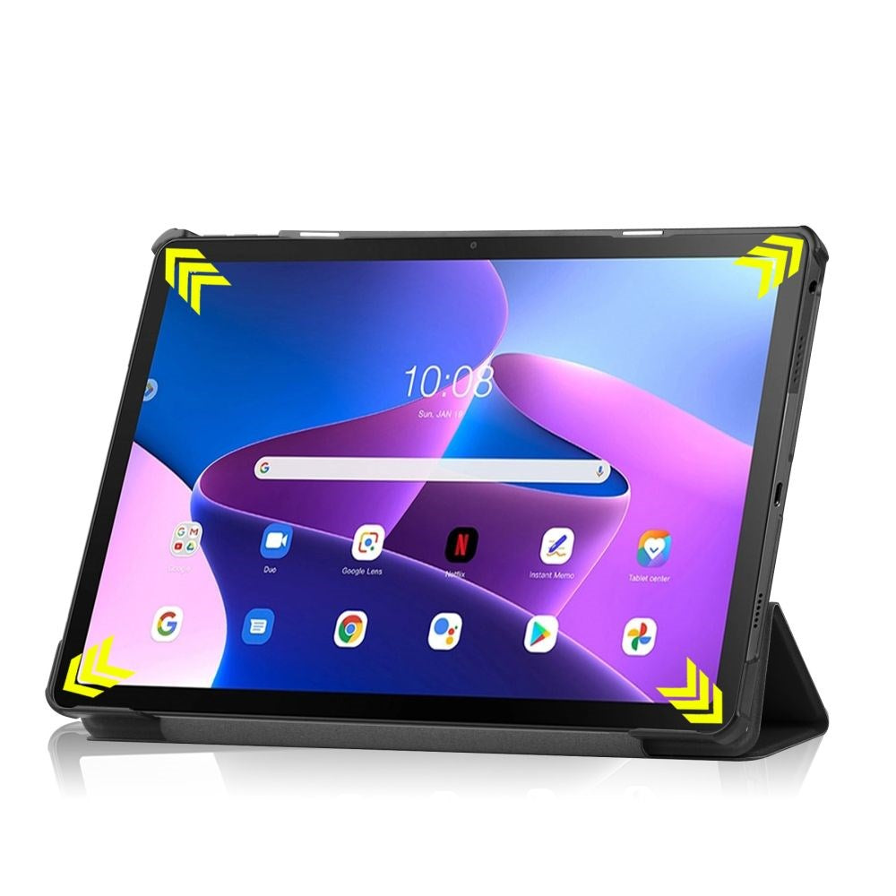 Lenovo Tab M10 Plus (3. Gen) 10.6" (TB-125F/128F) Tech-Protect Smartcase Deksel - Svart