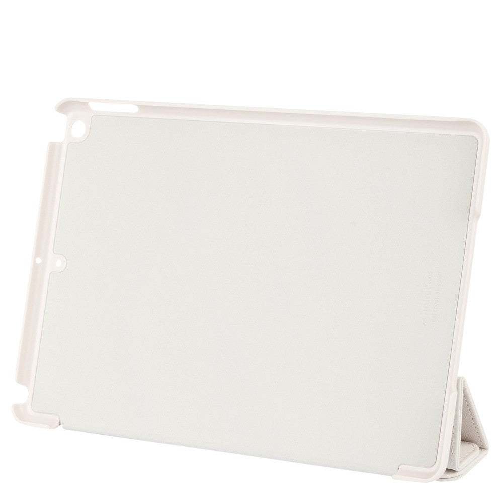 iPad 10.2" (2021 / 2020 / 2019) Holdit Smart Flip Deksel - Light Beige