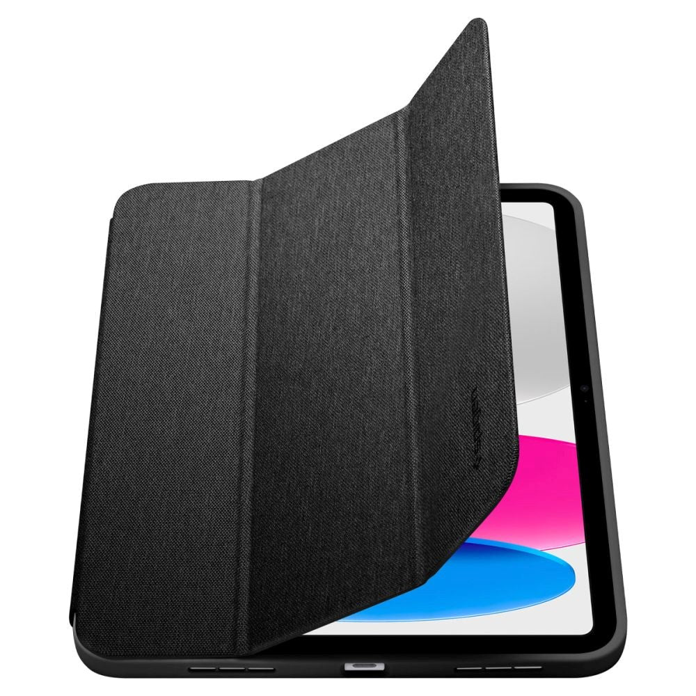 iPad 10.9" (2022) Spigen Urban Fit Stoff Deksel - Svart