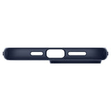 iPhone 14 Pro Spigen Mag Armor Deksel - MagSafe Kompatibel - Navy Blue