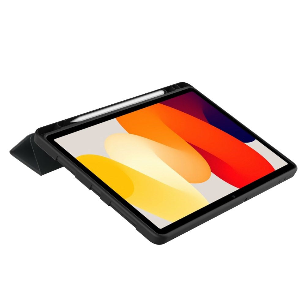 Xiaomi Redmi Pad SE Tech-Protect Smartcase Deksel med Stylus Pennholder - Svart