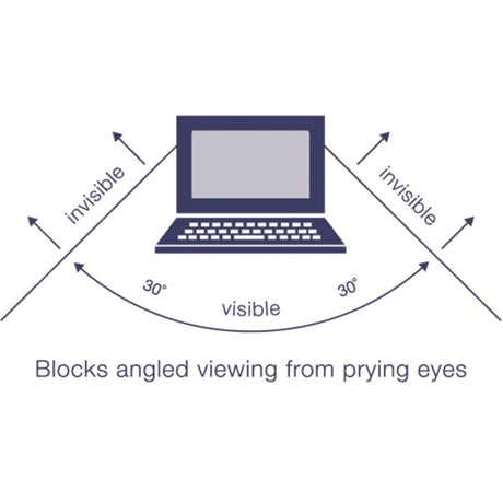 Targus 13.3" Privacy Laptop Skjermbeskytter - Svart