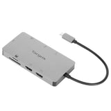 Targus 100W USB-C Hub Dokkingstasjon - Sølv