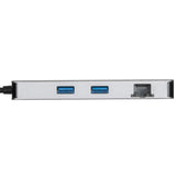 Targus 100W USB-C Hub Dokkingstasjon - Sølv