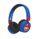 Super Mario OTL On-Ear Trådløse Hodetelefoner for Barn – Blå / Rød
