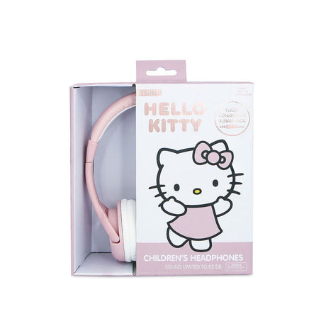 Hello Kitty OTL On-Ear Hodetelefoner for Barn med Jackplugg – Maks. 85dB - Rosa