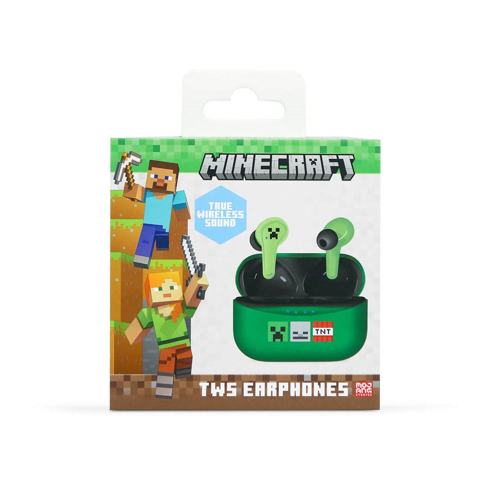 Minecraft OTL In-Ear True Wireless Hodetelefoner - Grønn