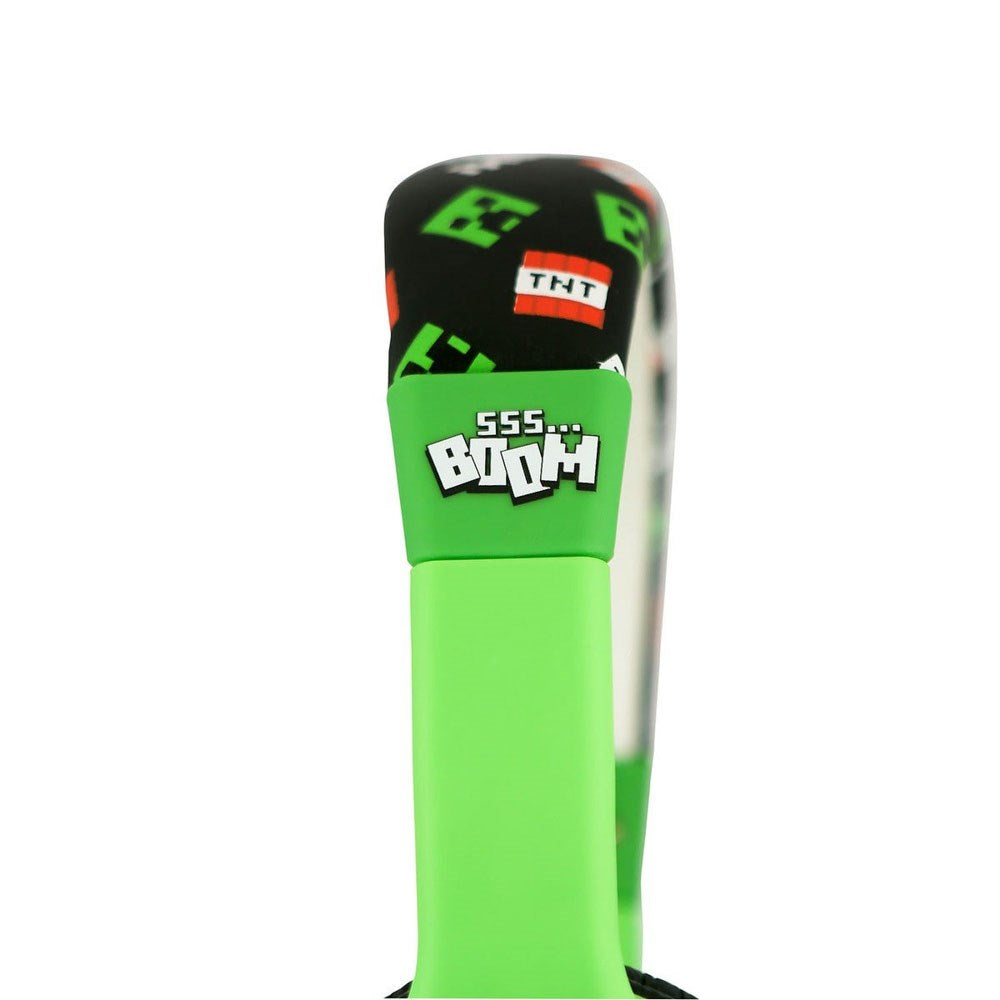 Minecraft OTL On-Ear Hodetelefoner for Barn med Jackplugg – Maks. 85dB - Grønn