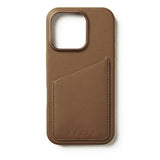 Mujjo iPhone 16 Pro Leather Wallet Deksel - MagSafe Kompatibel - Brun