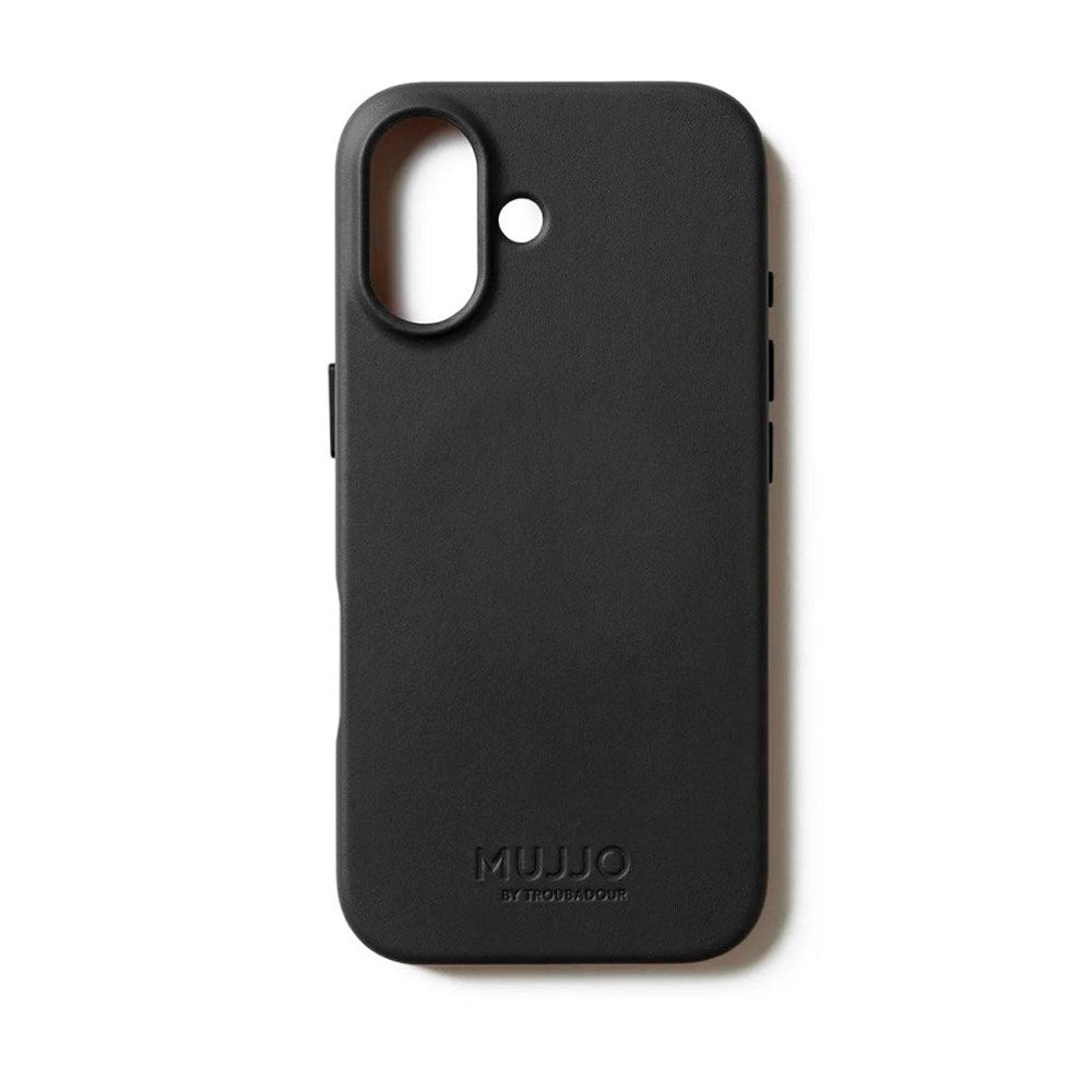 Mujjo iPhone 17 Leather Case - MagSafe Kompatibel - Black