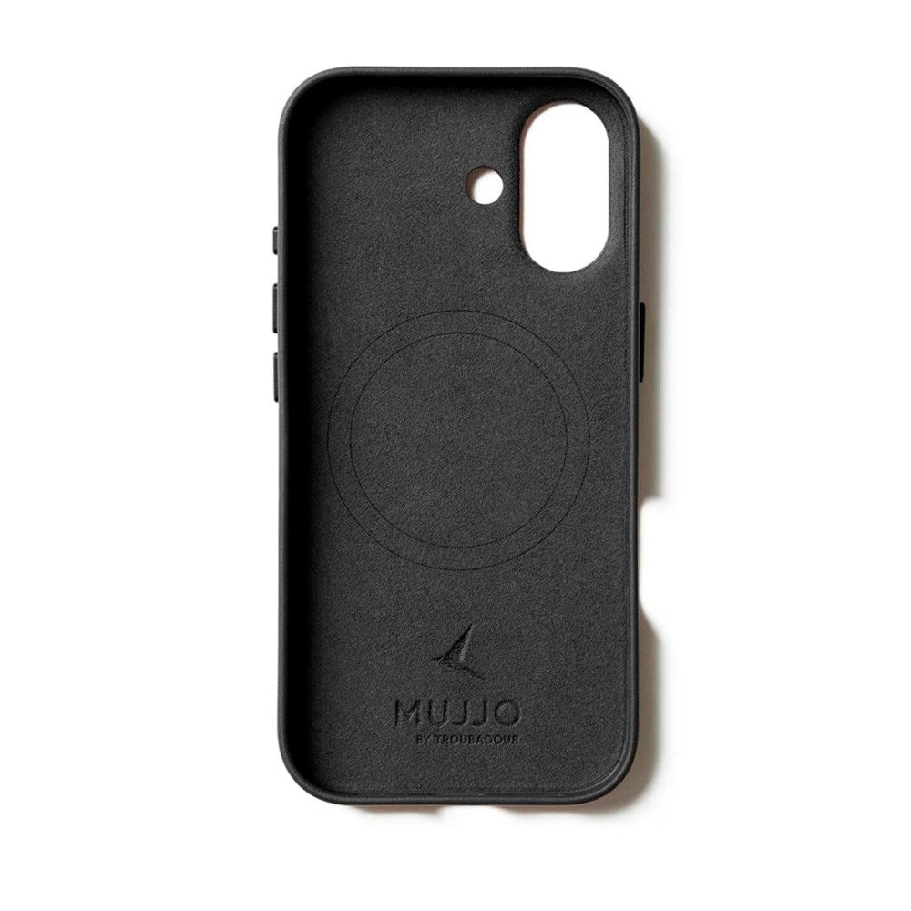 Mujjo iPhone 17 Leather Case - MagSafe Kompatibel - Black