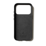 Mujjo iPhone 17 Pro Wallet Leather Case - MagSafe Kompatibel - Black