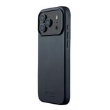 Mujjo iPhone 17 Pro Leather Case - MagSafe Kompatibel - Basalt