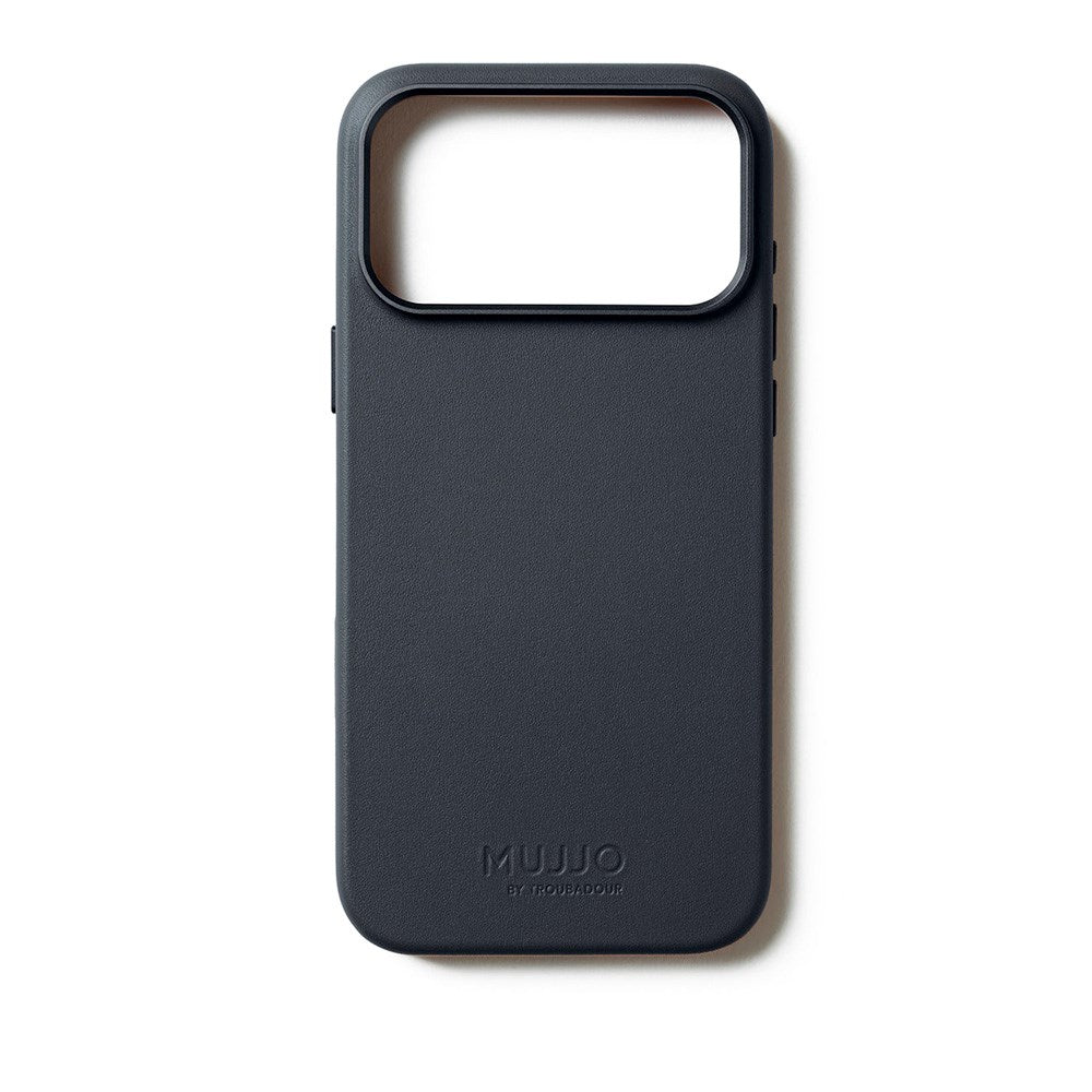 Mujjo iPhone 17 Pro Leather Case - MagSafe Kompatibel - Basalt