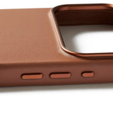 Mujjo iPhone 17 Pro Max Leather Case - MagSafe Kompatibel - Tan
